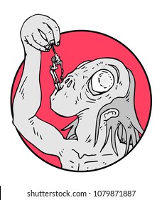 imaginative monster draw
