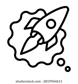 Imaginative Play Icon - Black Outline Icons Style For Parenting and Child Care