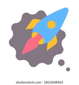 Imaginative Play Icon - Flat Color Icons For Parenting and Child Care