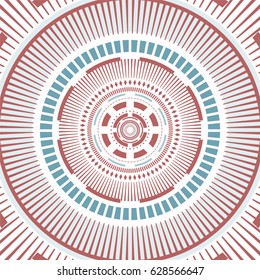 Imaginative round lines background