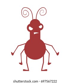 Imaginative tick illustration