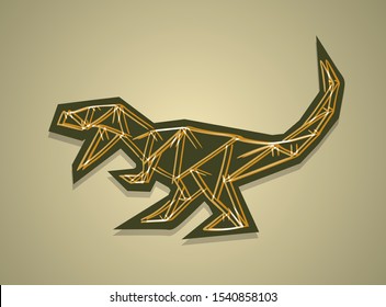 Imaginative t-rex illustration design