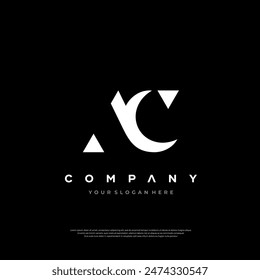 An imaginative and versatile AC logo design suitable for branding and business identity.