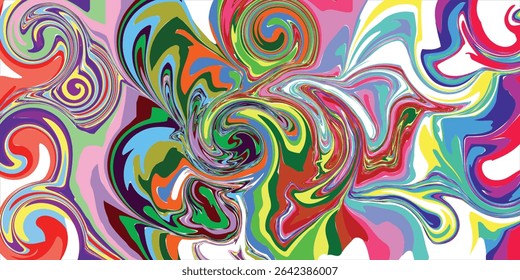 Imagine a background pattern created by mixing colors and flows to create beautiful patterns and colors.