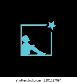 Imaginen un diseño infantil vectorial de ıcon