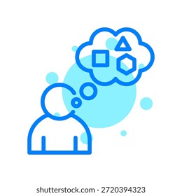 Imagine Icon En Ilustración vectorial De Formas