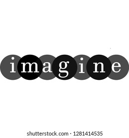 imagine icon for t-shirt print and other uses