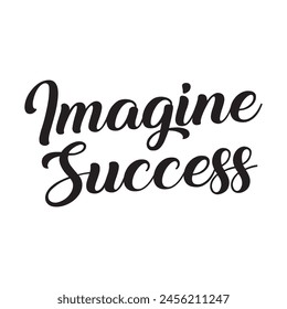 Imagine Success text on white background.