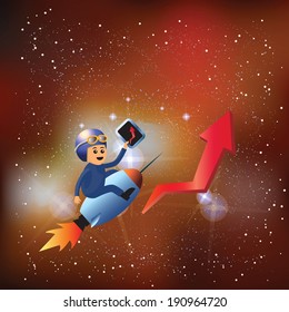 Imagine vector art of journey space supernova begin to dwarf galaxy