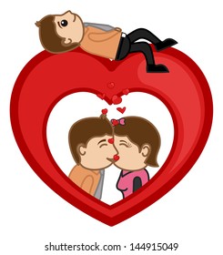 Imagining and Dreaming Love Vector