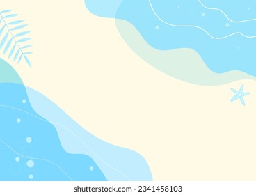 Imaginando las olas de la playa de verano. Ideal para usar como imagen de fondo para varias tareas de diseño.