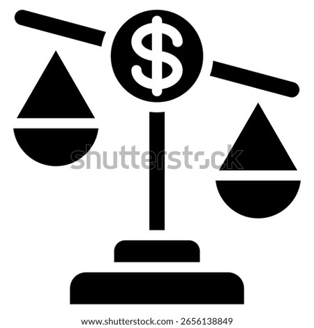 Imbalance Icon Element For Design