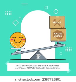 Imbalanced scale between attitude and skills and knowledge