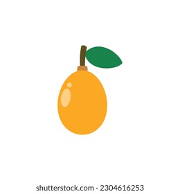 Icono plano de imagen aislado en fondo blanco - Ilustración de vectores de iconos de frutas. 