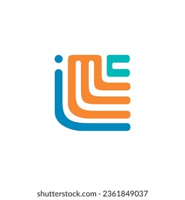 IMC media letter vector logo design