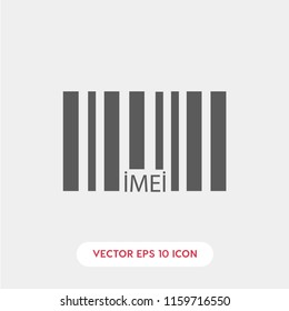 Imei code vector icon