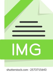 IMG Flat Style Icon Design