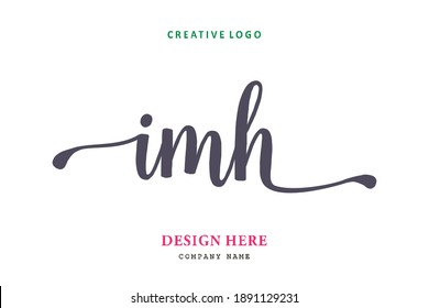 IMH lettering logo is simple, easy to understand and authoritative