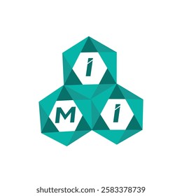 IMI creative minimalist letter logo. IMI unique vector initials alphabet letter logo design
