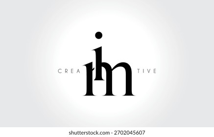 IMim Elegant Serif Monogram Logo – Luxury Lowercase Typographic Lettermark for Modern Branding