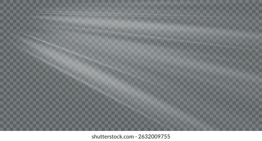 Imitação da saída de ar frio do ar condicionado. Onda de rastro leve, linha de rastro de fogo e giro curva de incandescência.