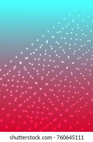 Imitation mosaic on glass - vector background. Luminous mosaic - abstract wallpaper. Glowing particles on a purple background.