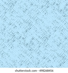 Imitation of old paper. Vector seamless pattern in blue color.
