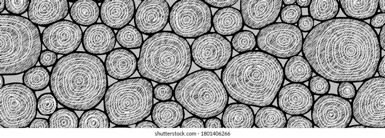 Imitation of old wood texture, vector design, banner. 