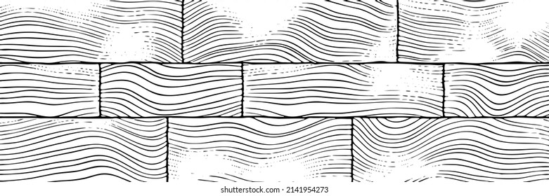 Imitation of old wood texture, vector banner, board