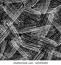 Imitation pencil hatching. Vector Seamless pattern. Sketch design.