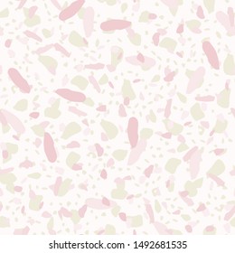 Imitation of the surface of the stone floor from granite particles. Terrazzo pattern. Vector illustration Background for print home decor, interior, fabric, textile, paper, wrapping, Wallpaper, covers