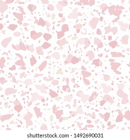 Imitation of the surface of the stone floor from granite particles. Terrazzo pattern. Vector illustration Background for print home decor, interior, fabric, textile, paper, wrapping, Wallpaper, covers