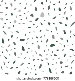 Imitation of the surface of the stone floor from granite particles. Terrazzo Pattern. Vector illustration Background for print home decor, interior, fabric, textile, paper, wrapping, covers