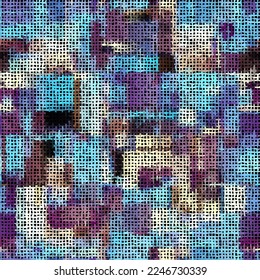 Imitation of a texture of rough canvas. Seamless pattern.