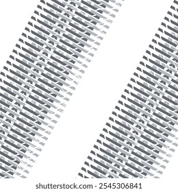  Imitation of tracks or wheel marks from all-terrain vehicles and trucks.