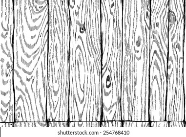 Imitation Wooden Board Black White Pattern Stock Vector (Royalty Free ...