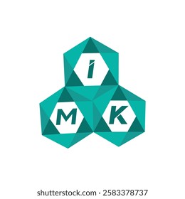 IMK creative minimalist letter logo. IMK unique vector initials alphabet letter logo design

