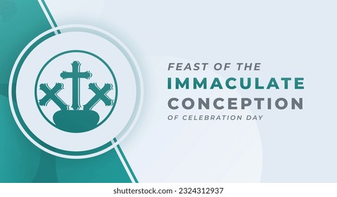 Immaculate Conception Day Celebration Vector Design Illustration for Background, Poster, Banner, Advertising, Greeting Card