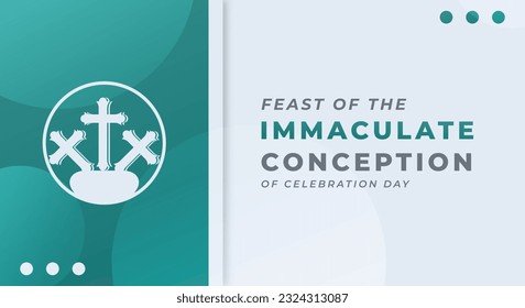 Immaculate Conception Day Celebration Vector Design Illustration for Background, Poster, Banner, Advertising, Greeting Card