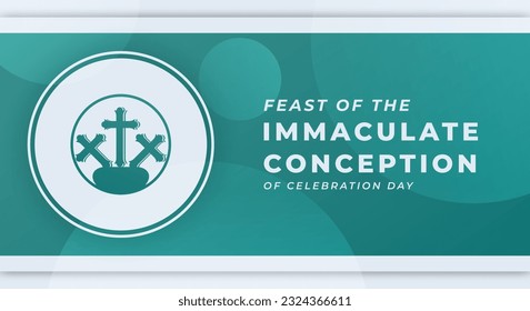 Immaculate Conception Day Celebration Vector Design Illustration for Background, Poster, Banner, Advertising, Greeting Card