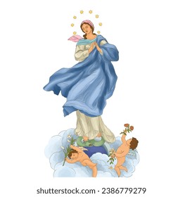 Immaculate conception, Virgin Mary. Assumption of Mary 
