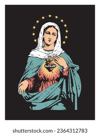 Immaculate heart Virgin Mary