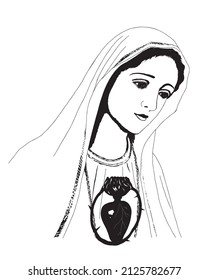 Immaculate heart Virgin Mary