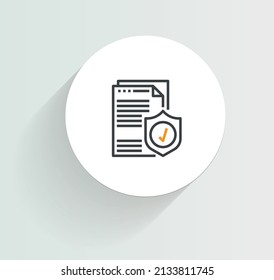 Immediate claim settlement icon vector design