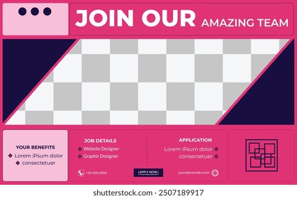 Immediate Openings Join Our Professional Team Hiring templet design