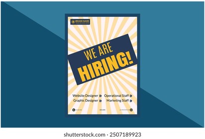 Immediate Openings Join Our Professional Team Hiring templet design
