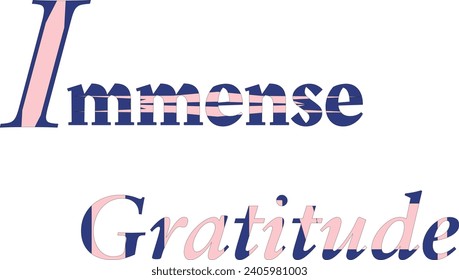 Immense Gratitude Shirt Design for Profound Style , Quate of Immense Gratitude Design 