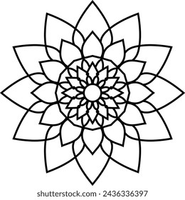 Immerse in the ethereal allure of my Cosmic Onyx Flower Mandala Design, where intricate petals intertwine with cosmic energy, a mesmerizing blend of elegance and celestial charm.