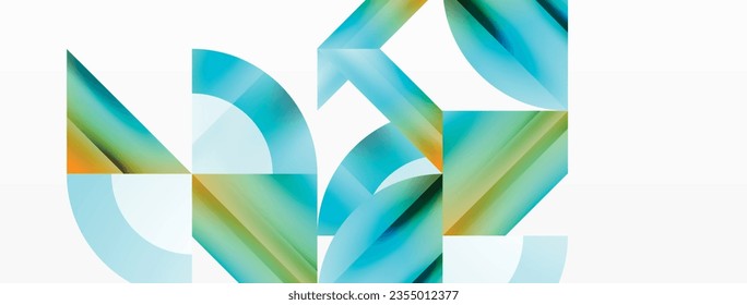 Immerse in minimalistic charm - squares and circles converge in perfect balance. With subdued palette, tiled arrangement creates atmosphere of quiet sophistication, embodying contemporary elegance