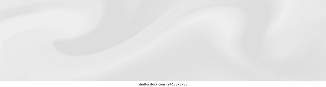 Immerse your audience in the serene abstract mesh blur banner, a symphony of soft and tranquil white hues that captivate